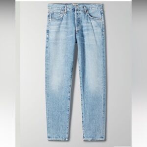 Citizens of Humanity “Liya” high rise classic fit crop jeans in size 28.
